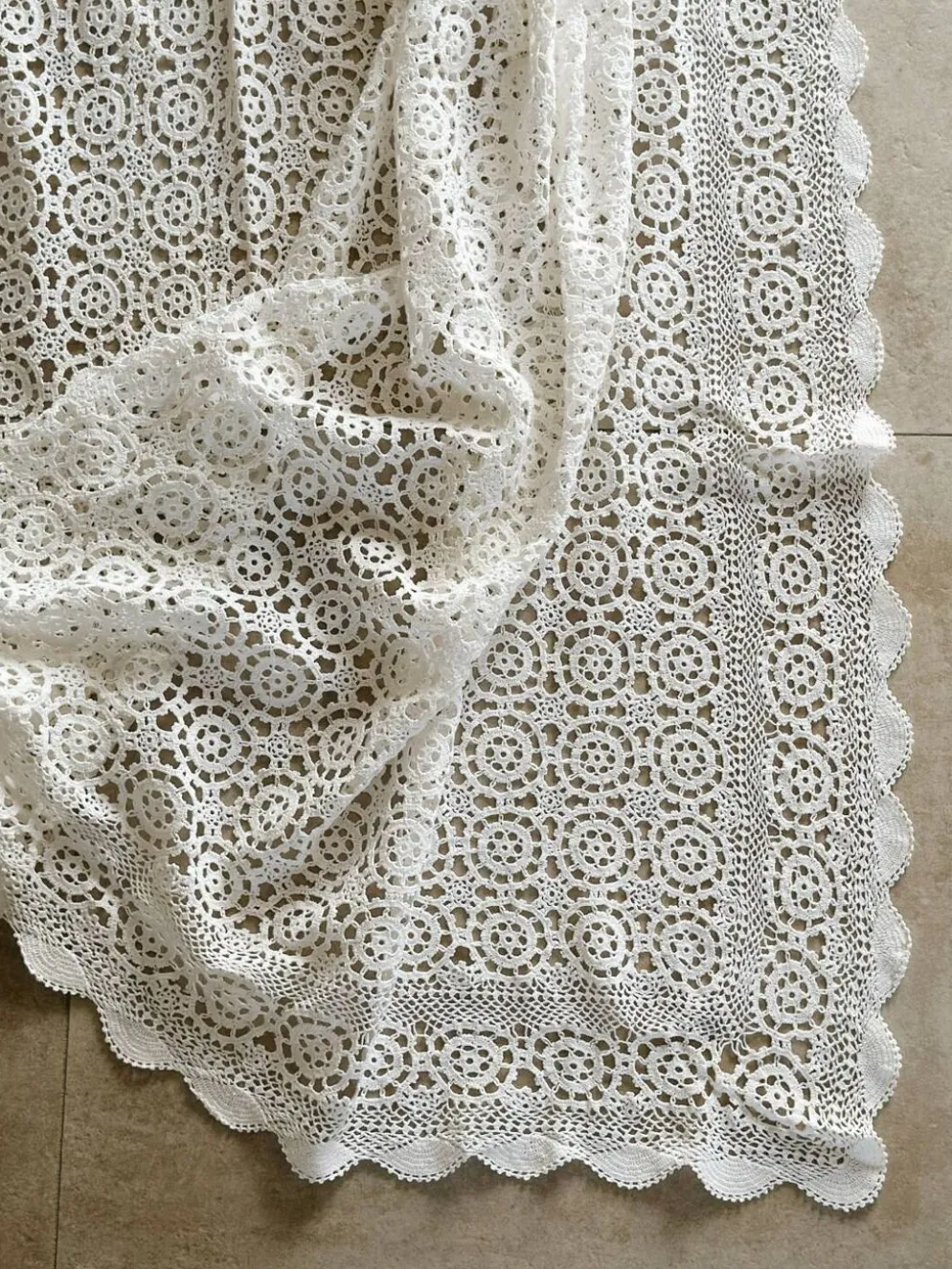 Dessus de lit en crochet