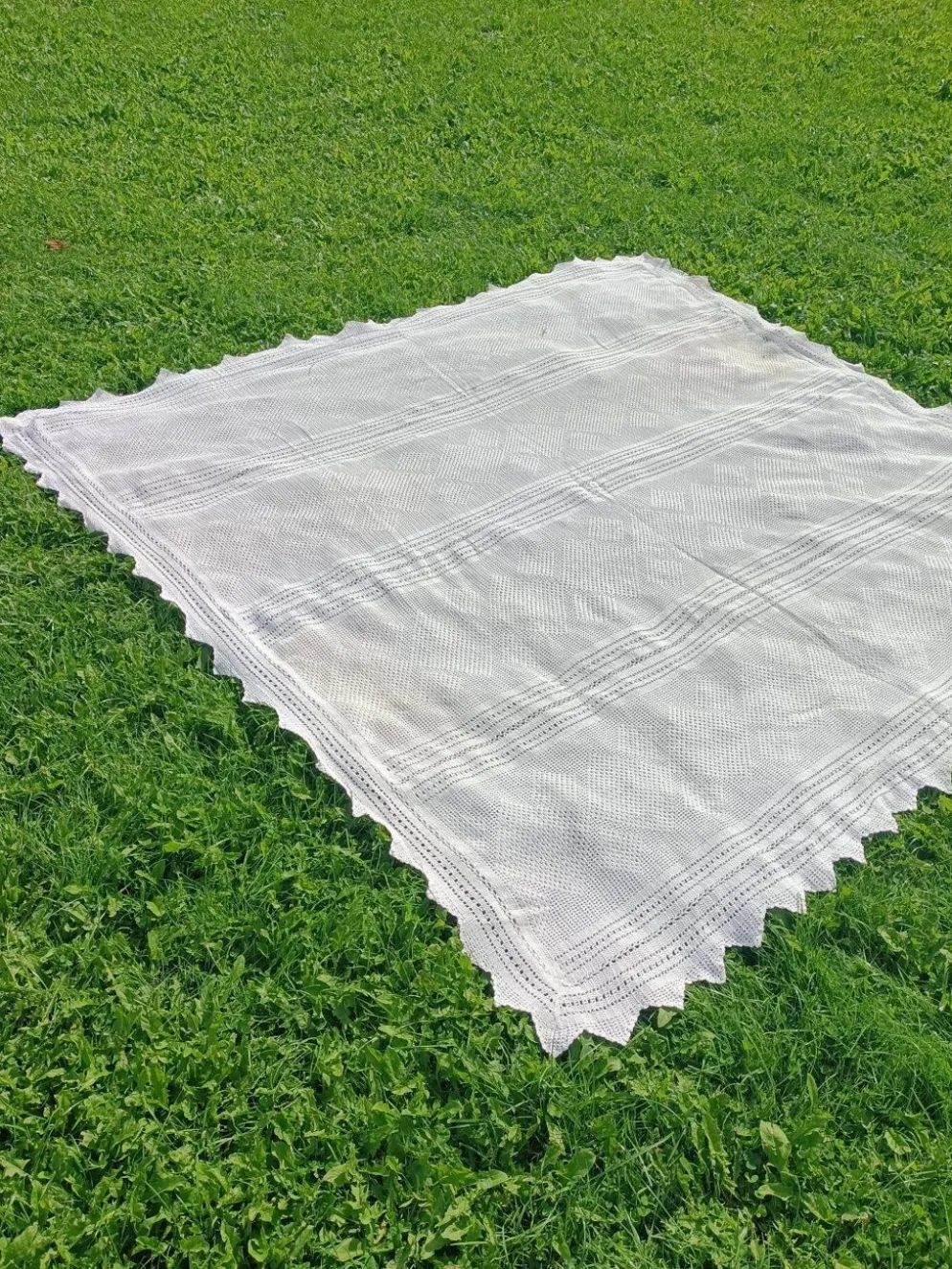 Dessus de Lit Vintage broderie