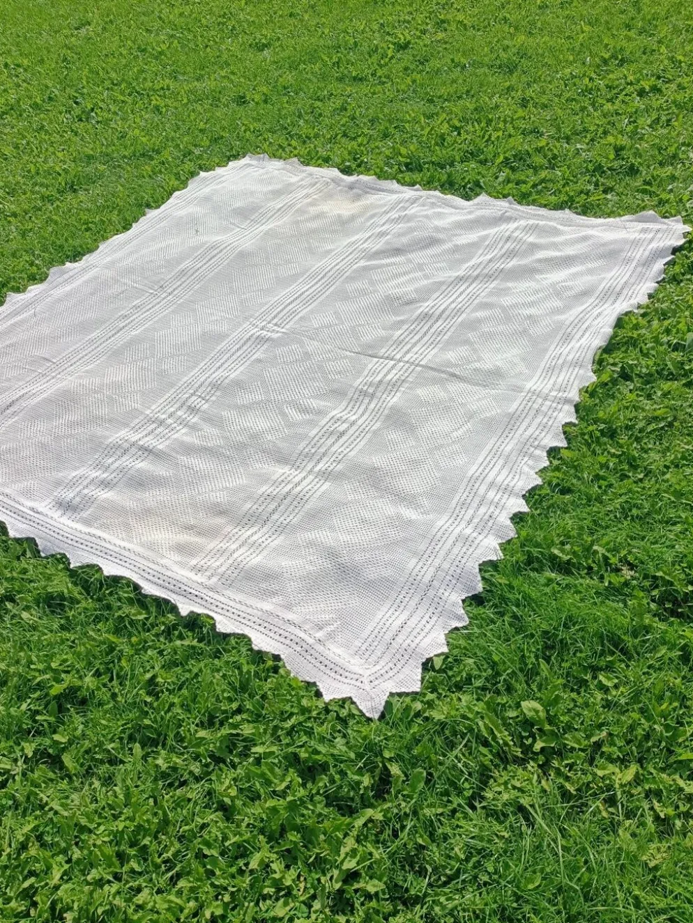 Dessus de Lit Vintage broderie