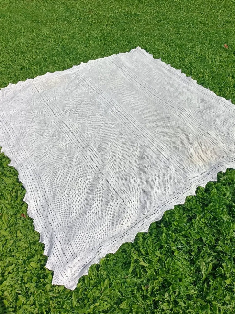 Dessus de Lit Vintage broderie