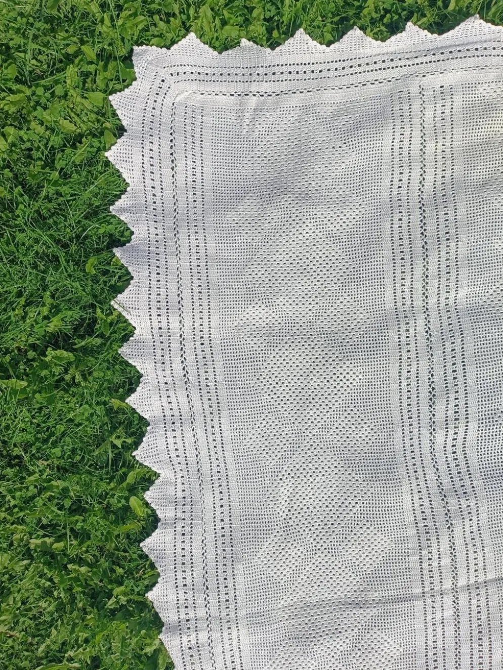 Dessus de Lit Vintage broderie
