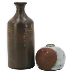 Deux petits vases en grès céramiques, années 70