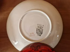 Digoin et Sarreguemines - Service de tasses en faience modèle Art Nouveau