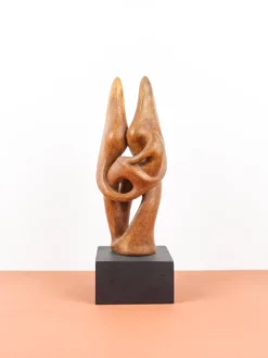 Dragoljub Milosevic - Sculpture vintage en plâtre 
