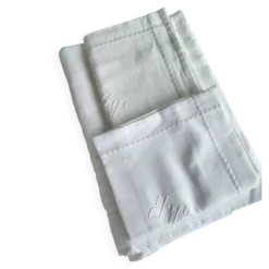 Drap ancien blanc