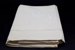 Drap ancien métis et lin XIXe
