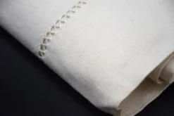 Drap ancien métis et lin XIXe