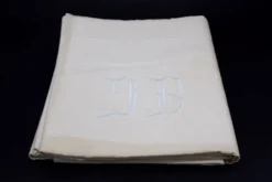 Drap ancien métis et lin XIXe