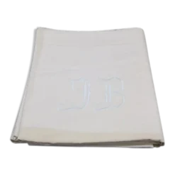 Drap ancien métis et lin XIXe