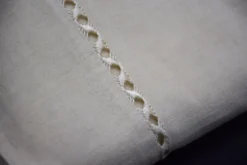 Drap ancien métis et lin XIXe