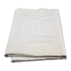 Drap ancien métis et lin XIXe