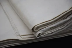 Drap ancien métis et lin XIXe