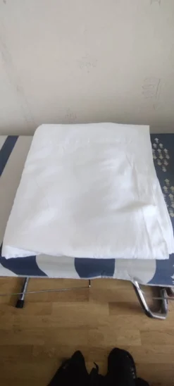 Drap blanc vintage