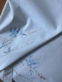 Drap brodé enfant 112 X 78 cm