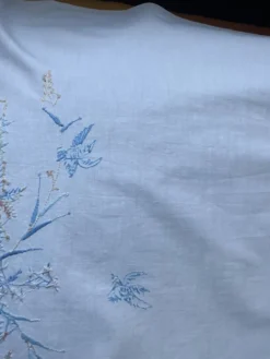 Drap brodé enfant 112 X 78 cm
