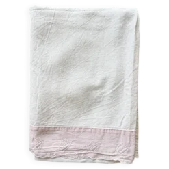 Drap de lit enfant, bébé, linge ancien vintage