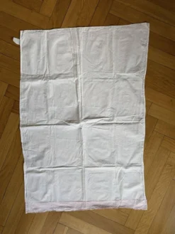 Drap de lit enfant, bébé, linge ancien vintage