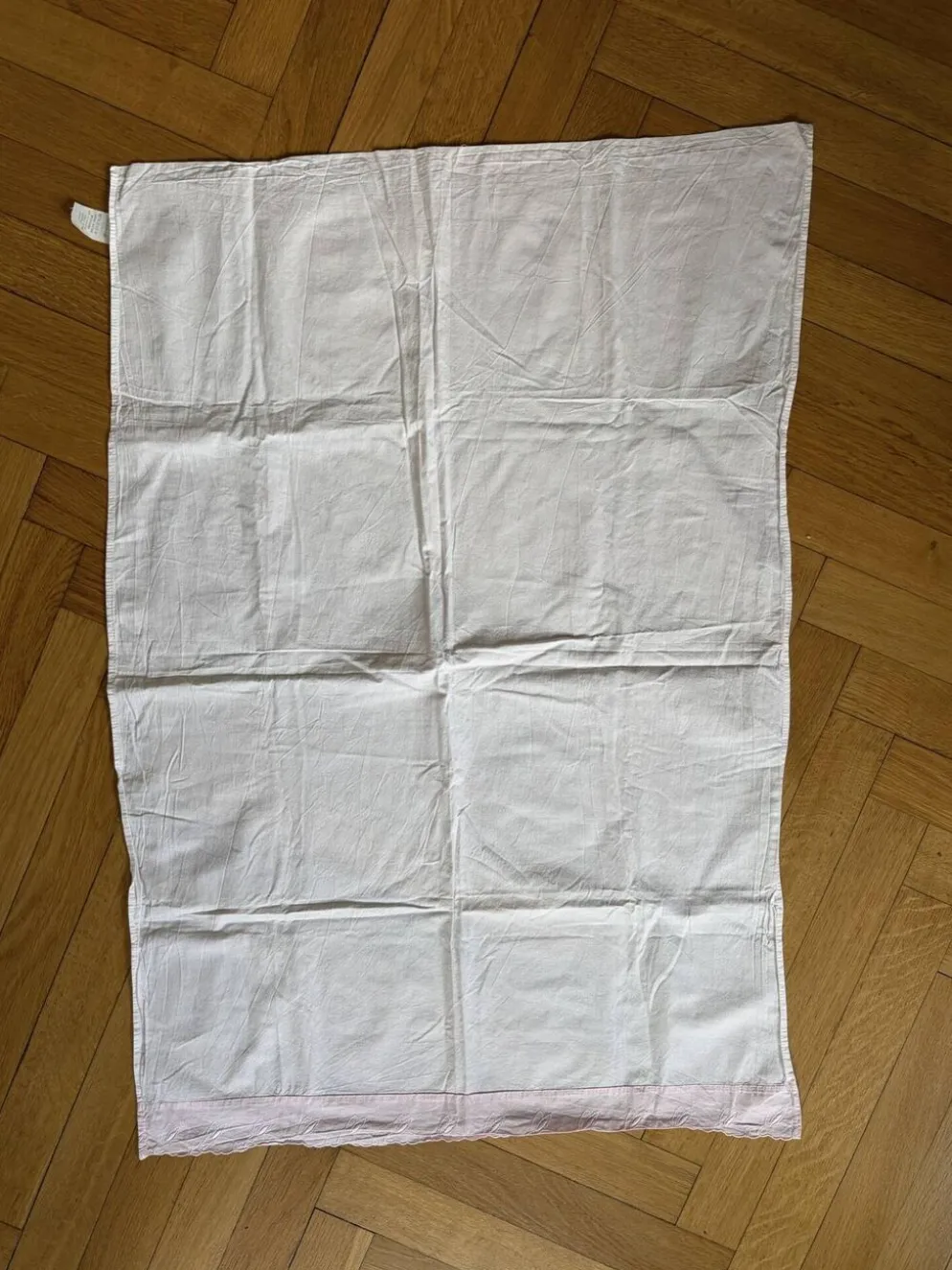 Drap de lit enfant, bébé, linge ancien vintage