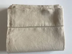 Drap de réserve en toile de lin brute 1920 à jours 2,40m