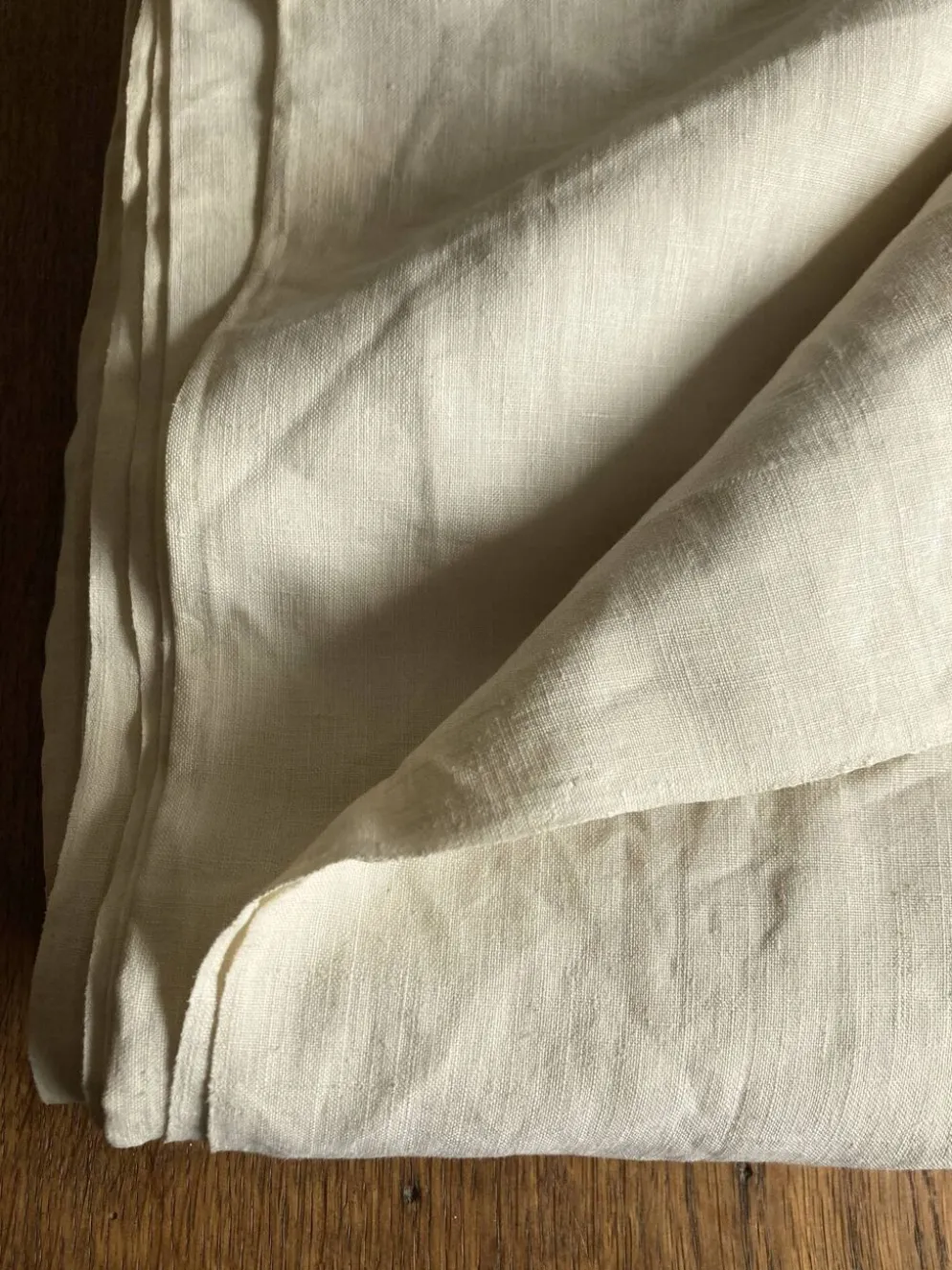 Drap de réserve 1960 en toile de lin brut 210x330