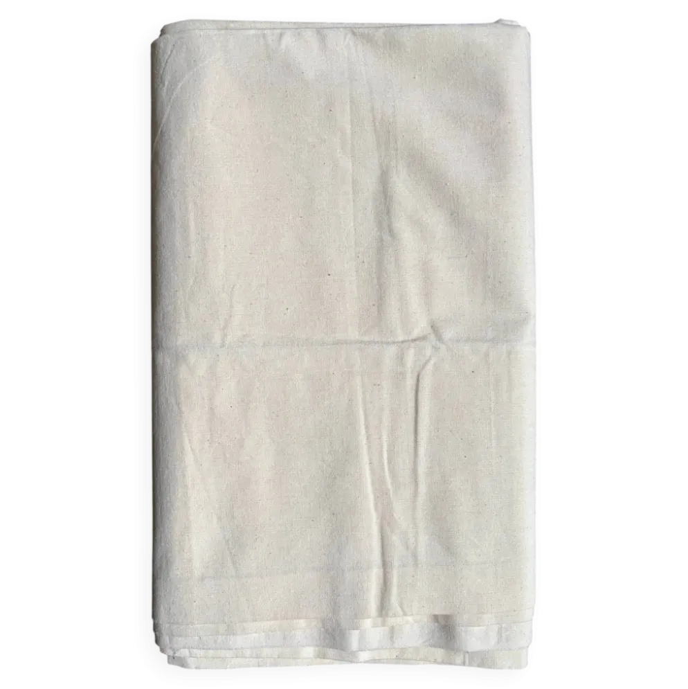 Drap en métis beige n°6 ☐ 180 x 320 cm
