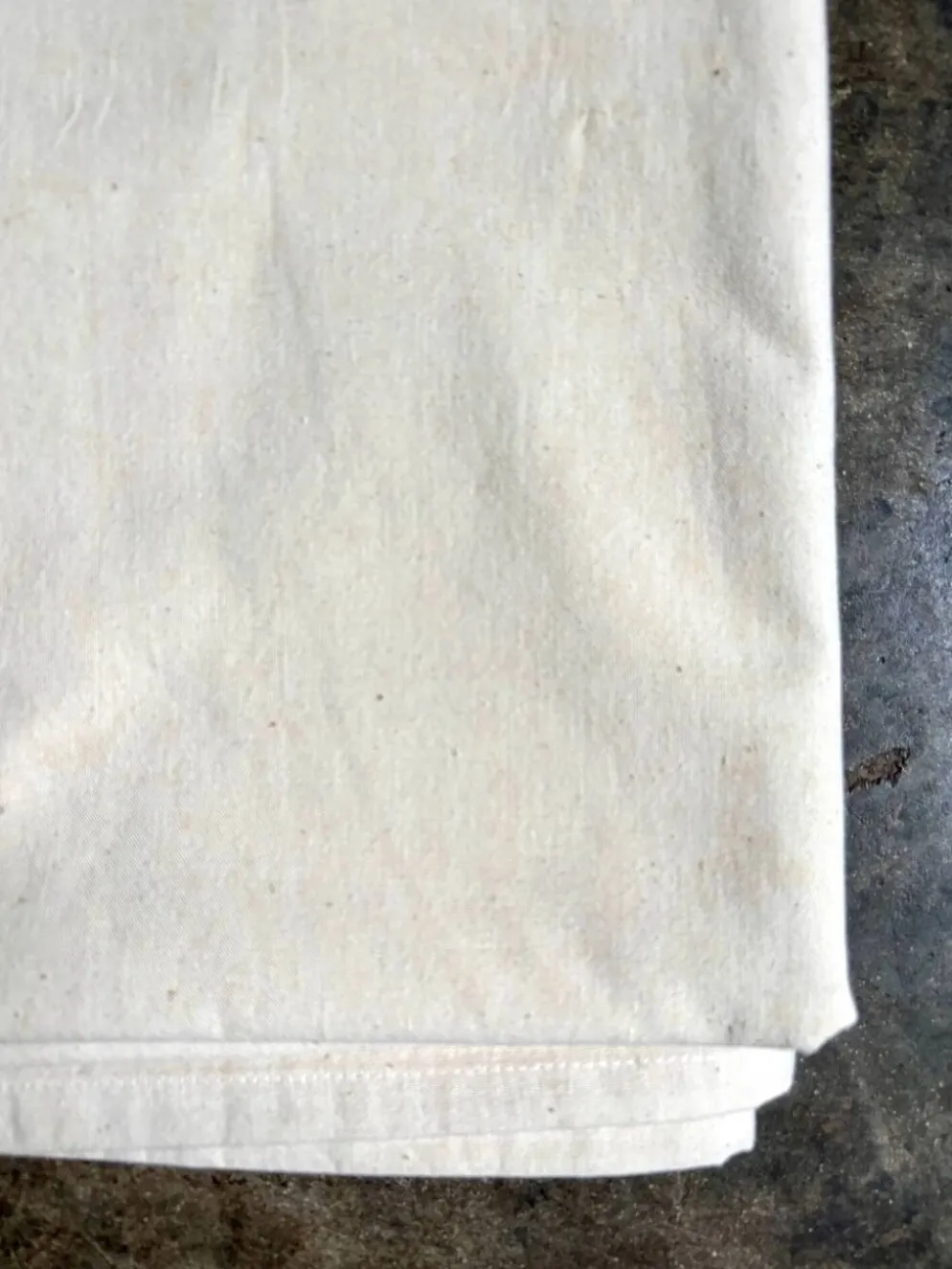 Drap en métis beige n°4 ☐ 240 x 320 cm