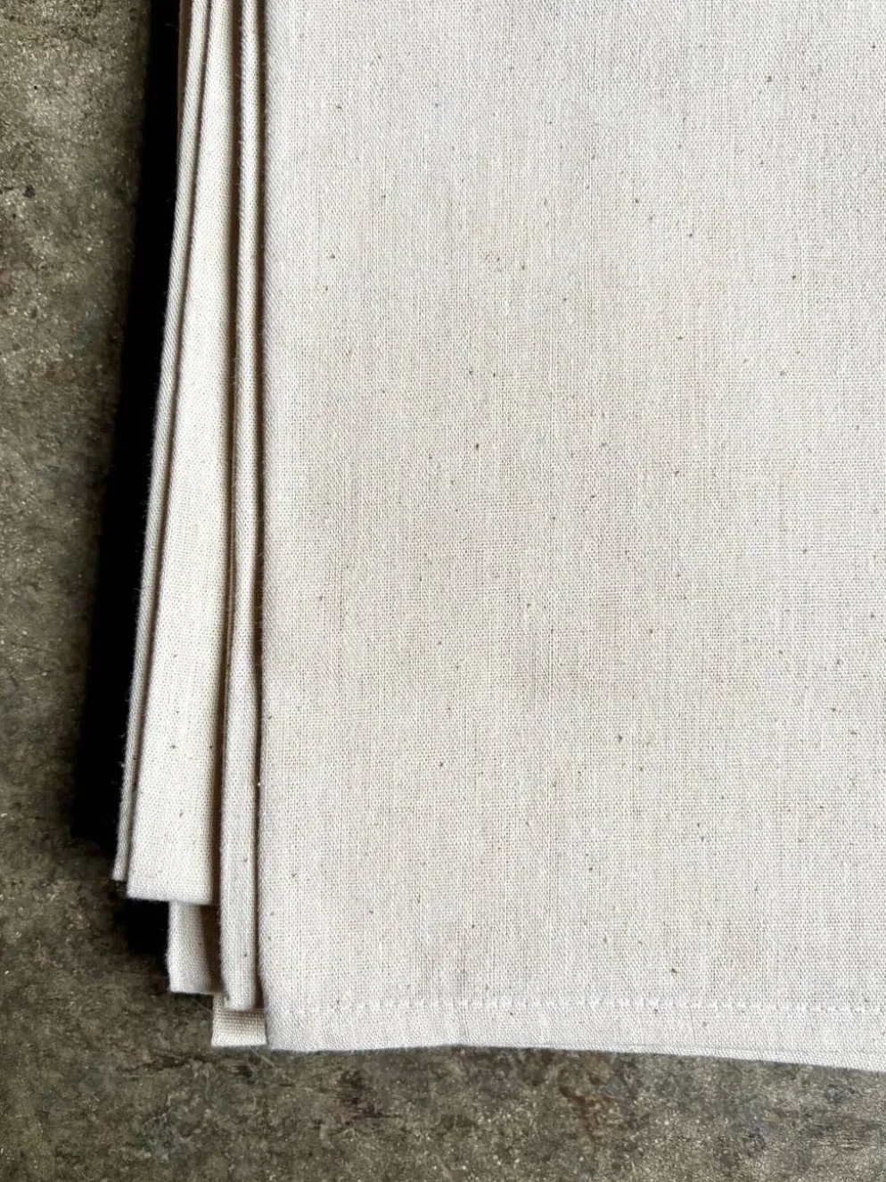 Drap en métis beige n°8 ☐ 220 x 310 cm