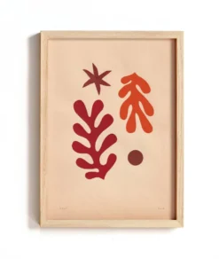 Duo de collages contemporains d'inspiration Matisse signés eawy