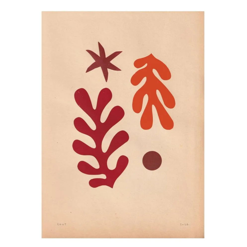 Duo de collages contemporains d'inspiration Matisse signés eawy