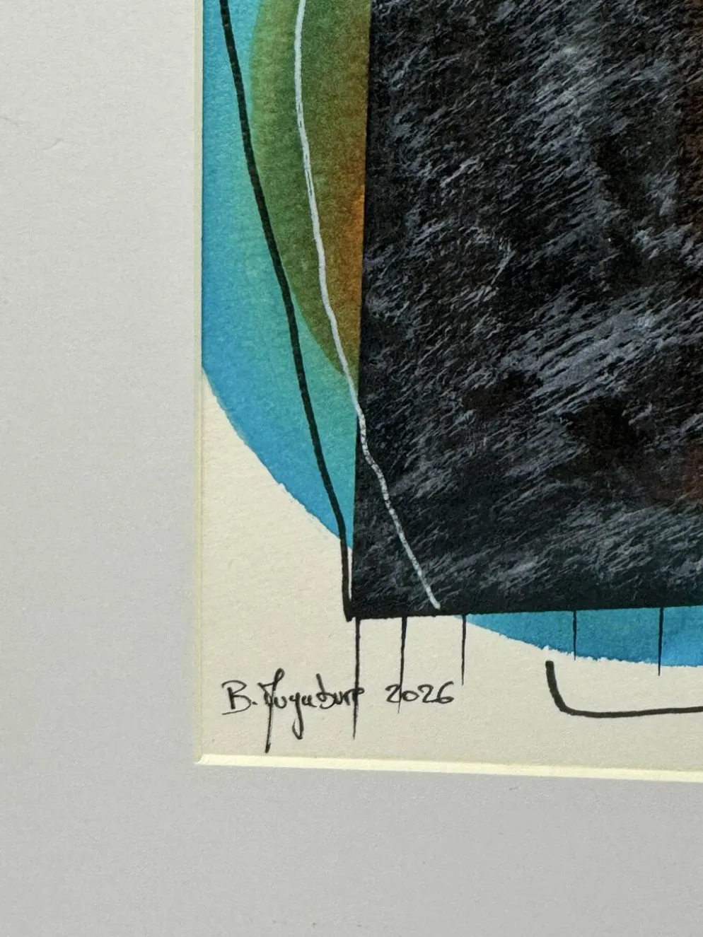 Duo de dessins original artiste côté Akoun