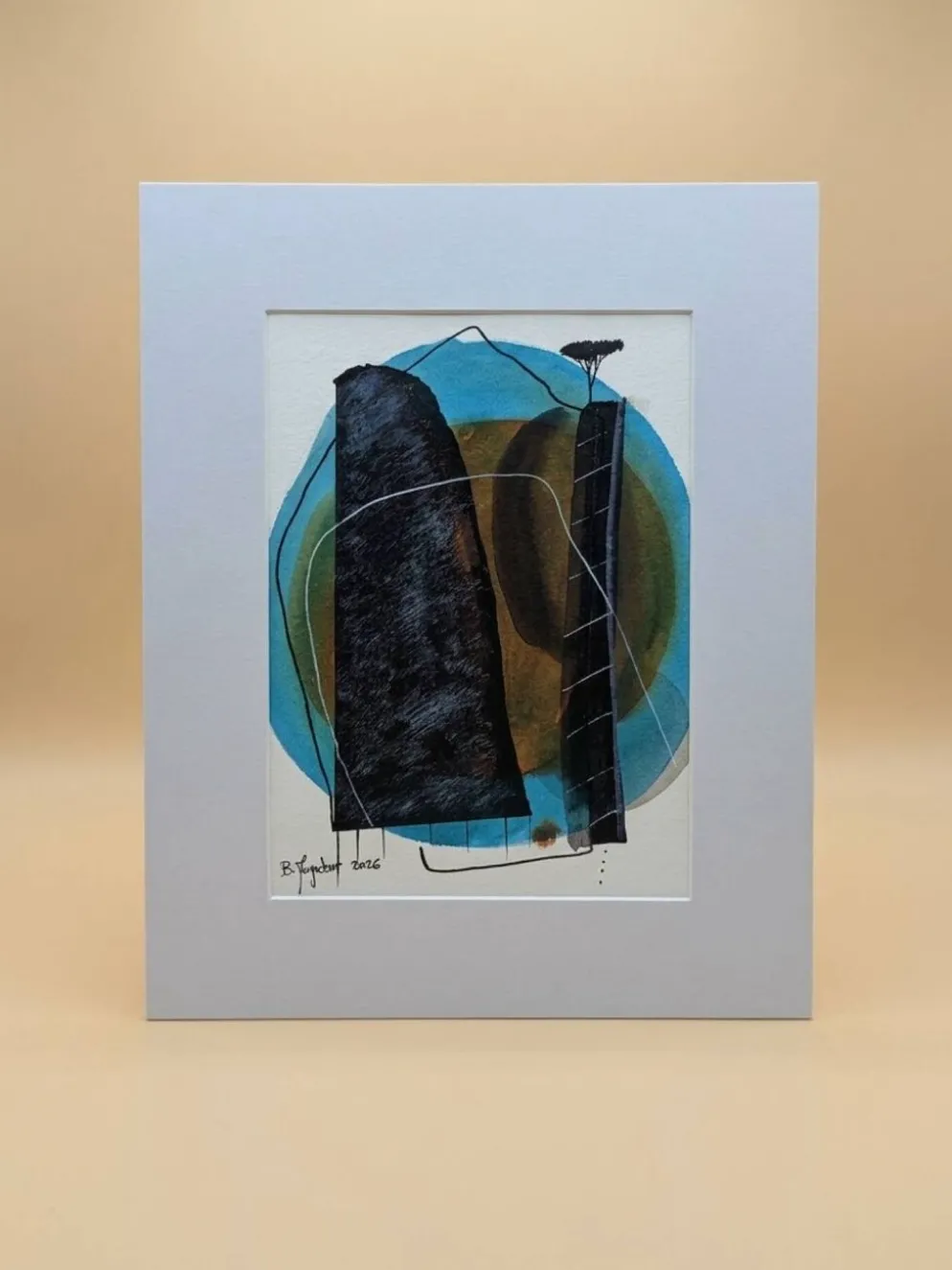 Duo de dessins original artiste côté Akoun