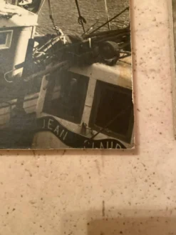 Duo de Photographies Vintage (Années 70/80) sur Panneaux – Chalutier 