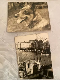 Duo de Photographies Vintage (Années 70/80) sur Panneaux – Chalutier 