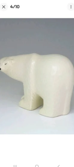 Duo d'Ours polaires série Lilla Zoo de Lisa Larson