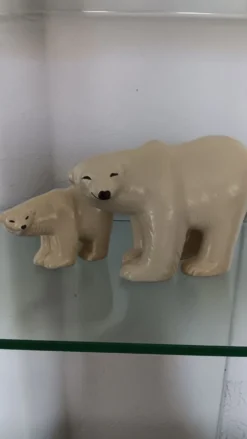 Duo d'Ours polaires série Lilla Zoo de Lisa Larson