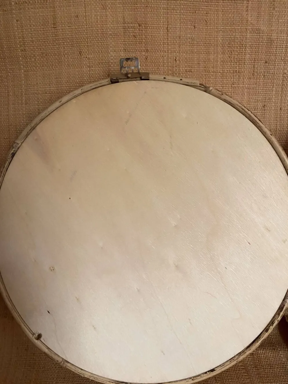 Duo miroirs rotin 30 cm