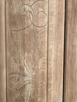 Duo portes d'armoire Art Déco bois massif chêne Solweig & Abigaël paravent