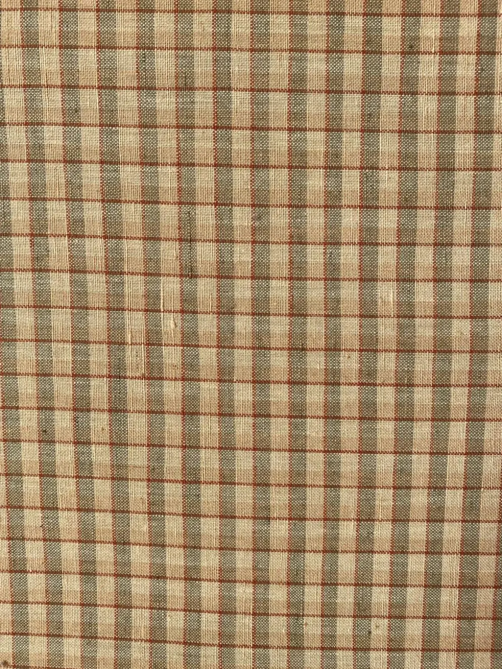 Ecran de cheminée en bois et tissu brodé