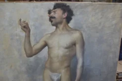 Edmond Suau (1871-1929) Une Académie, Huile Sur Toile Signée