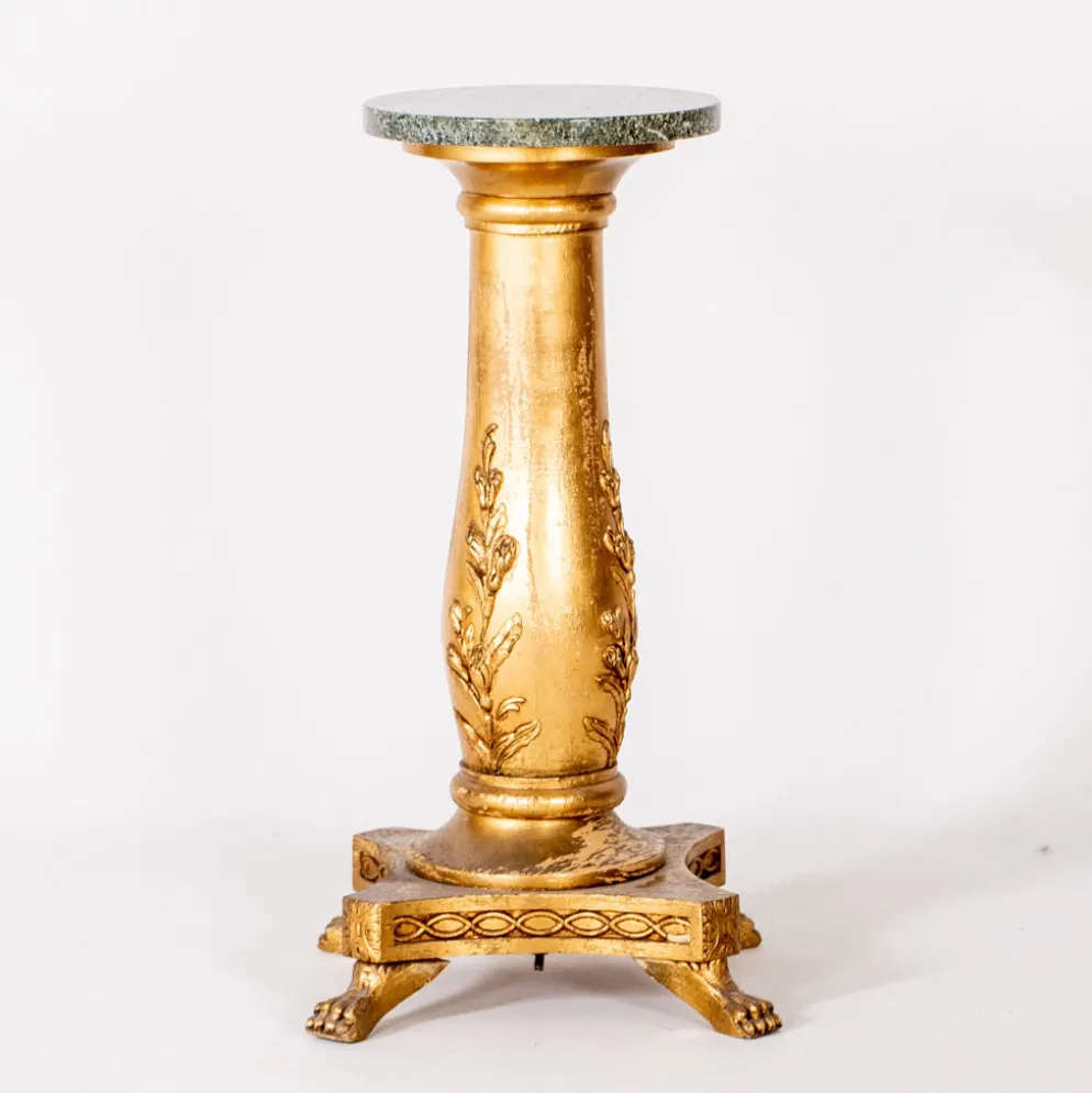 Empire de piédestal doré 1900 - milieu du 20e siècle