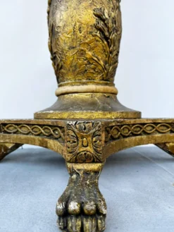 Empire de piédestal doré 1900 - milieu du 20e siècle