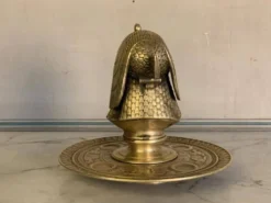 Encrier en bronze doré, égyptomanie