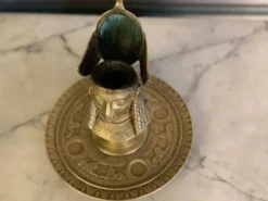 Encrier en bronze doré, égyptomanie
