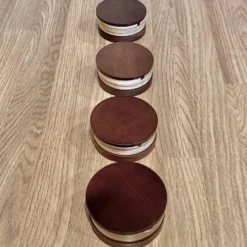 ENSEMBLE DE 4 CENDRIERS DESIGN SCANDINAVE.