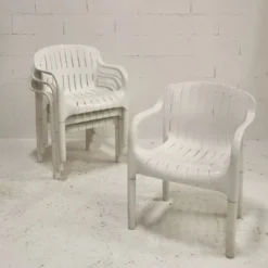 Ensemble de 4 fauteuils Dangari, Pierre Paulin