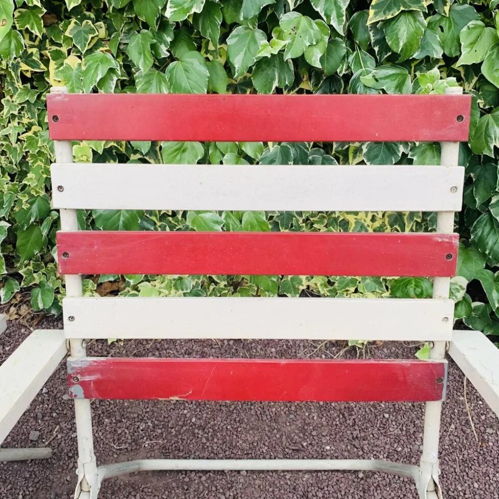 Ensemble de 3 fauteuils pliants de jardin