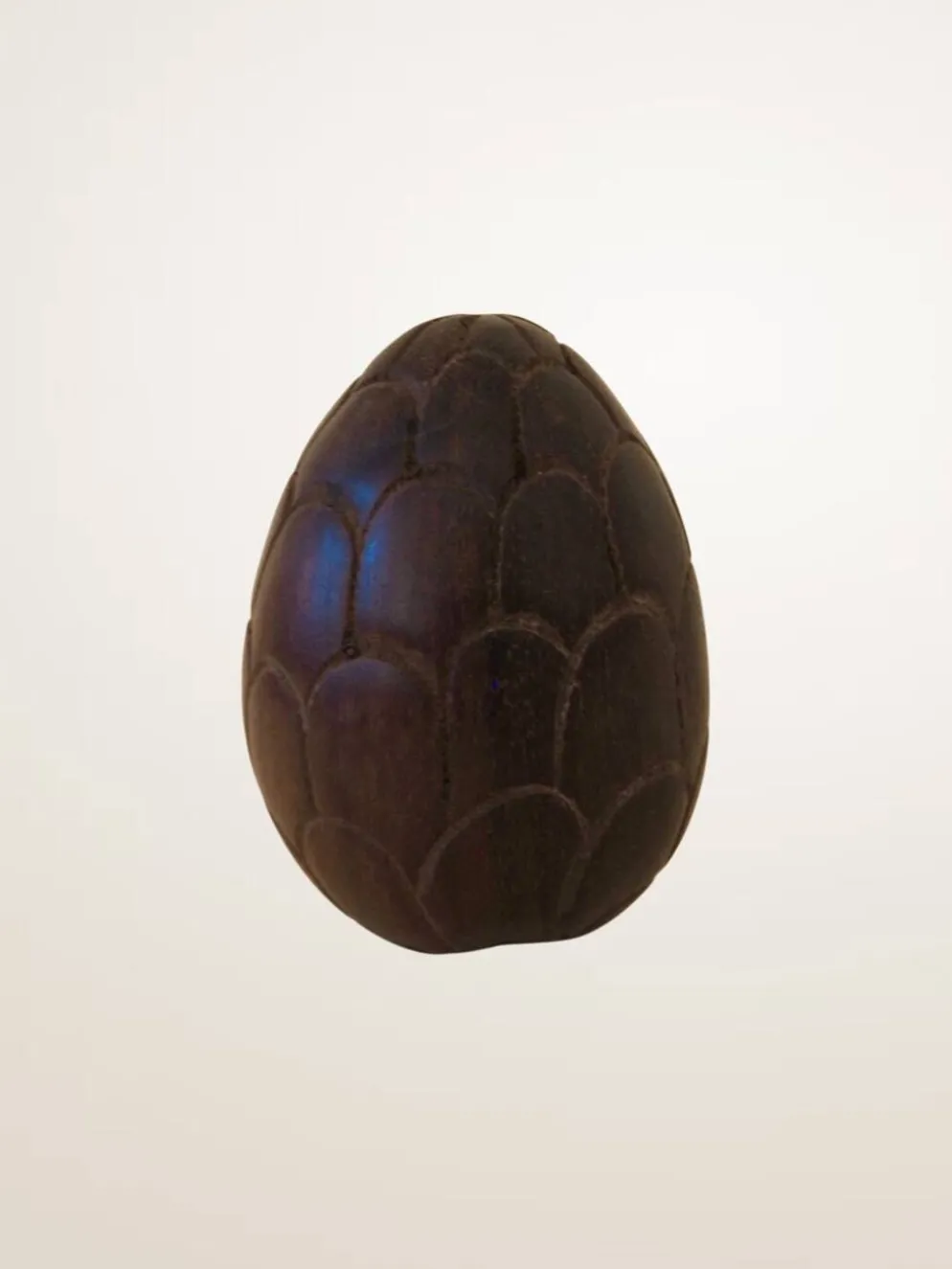 Ensemble de fruits décoratifs en bois sculpté