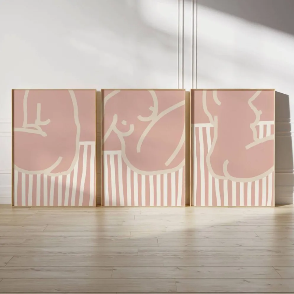 Ensemble de 3 impressions giclée
