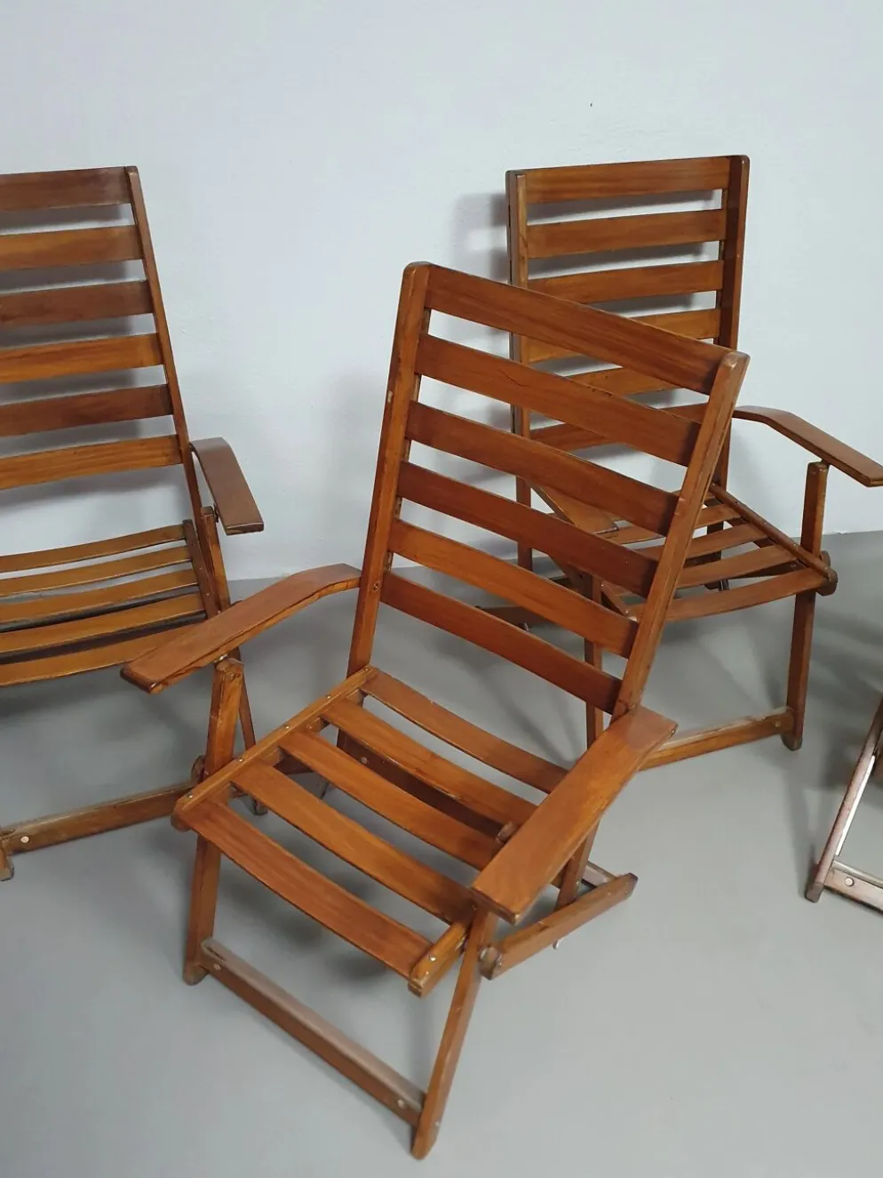 Ensemble de jardin Ico Parisi par Reguitti chaises / table
