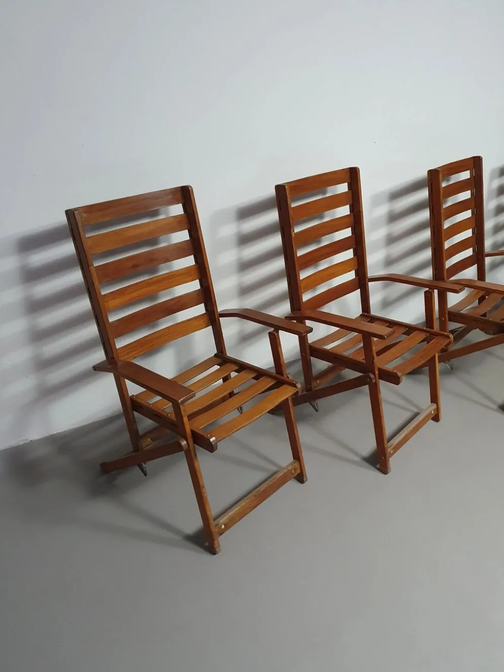 Ensemble de jardin Ico Parisi par Reguitti chaises / table